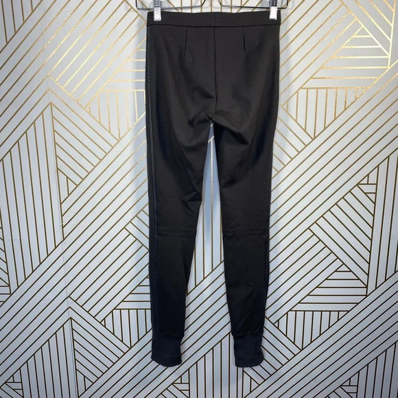 Vince Gray Leather Piped Legging Joggers - Picture 7 of 10